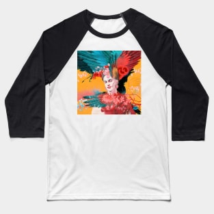 Frida Kahlo Tribute 01 Baseball T-Shirt